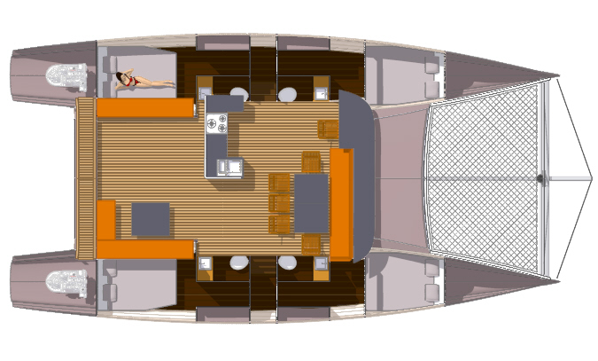 catamaran aventura 43