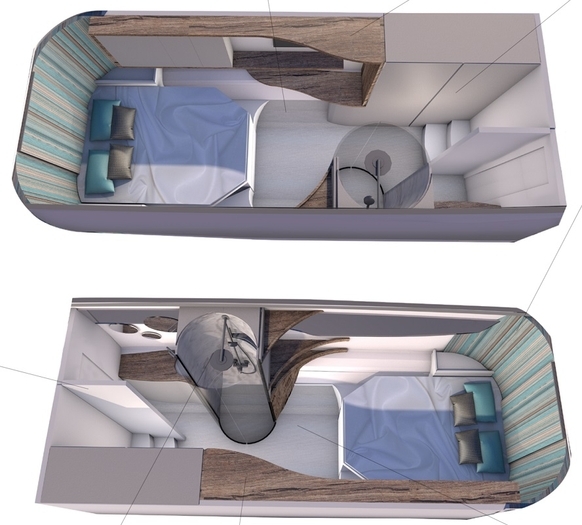 Guest cabin aft